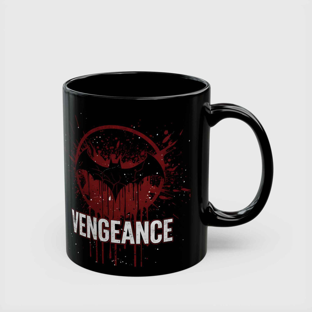Batman Vengeance Blood Splatter Black Ceramic Mug