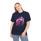 Catwoman Neon Heart Retro Comic T-Shirt — Catwoman Anti-Hero Tee