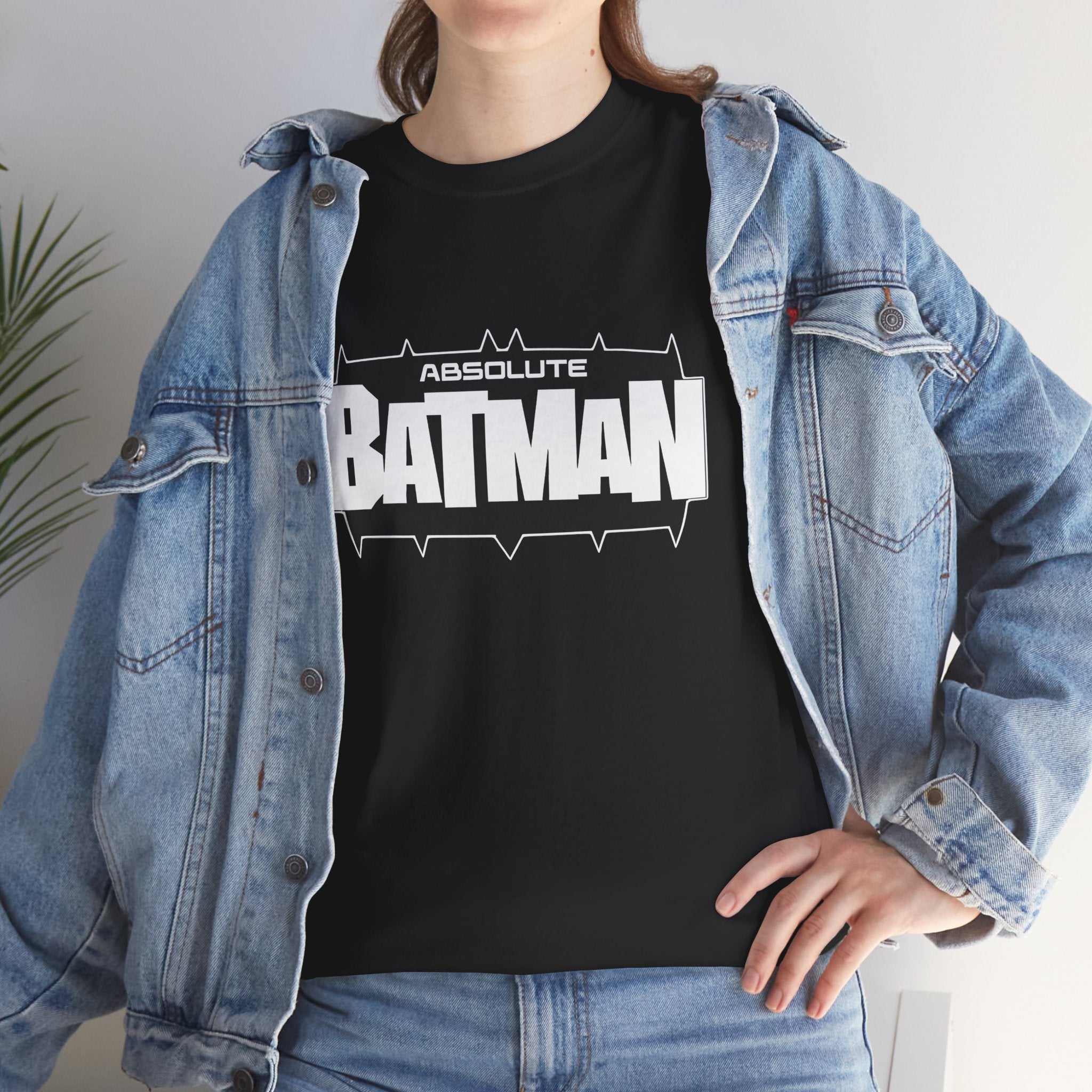 Absolute Batman Logo Unisex T-Shirt – DC Absolute Universe Gotham Knight Heavy Bat Graphic Tee