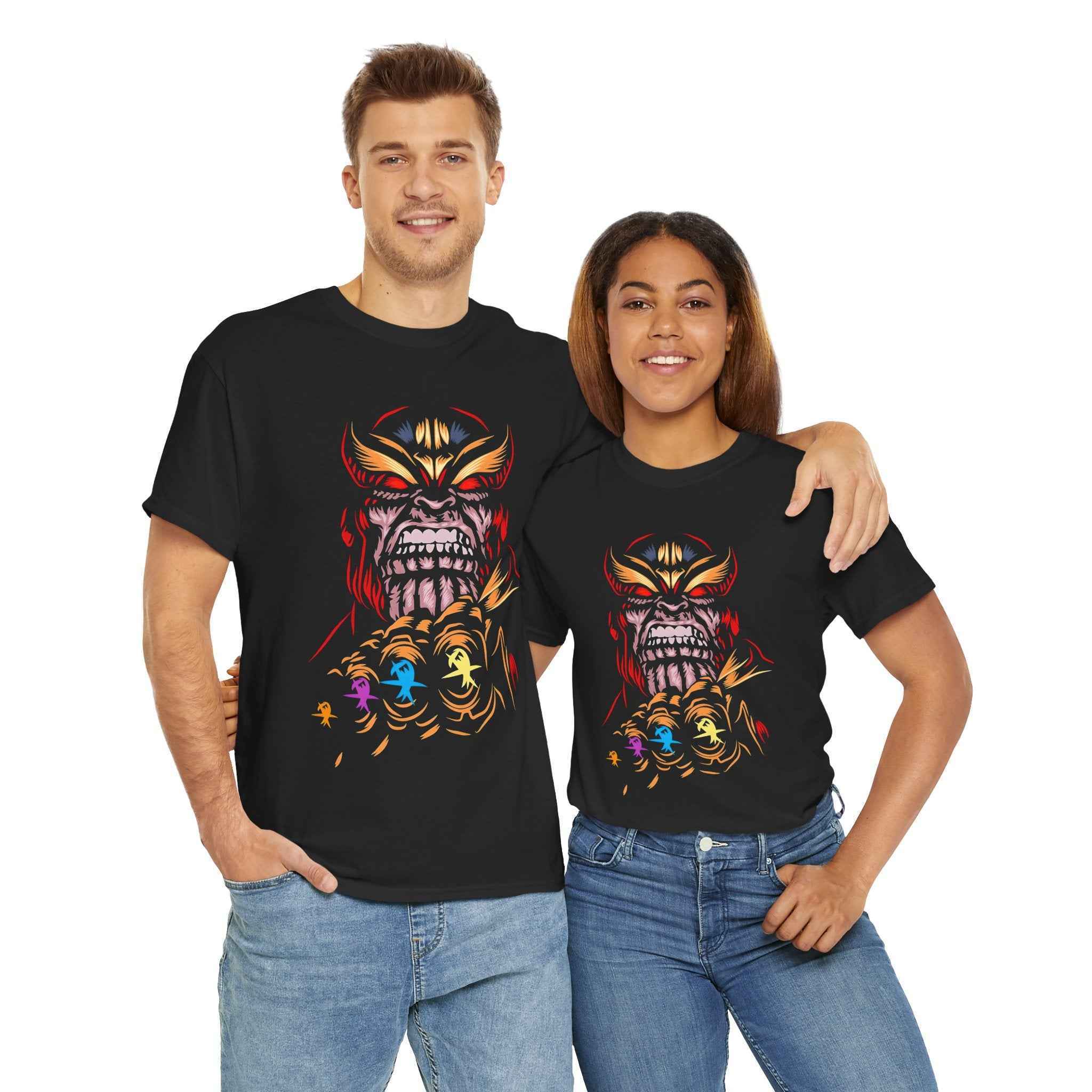 Thanos Infinity Gauntlet Marvel Villain Graphic Unisex T-Shirt