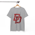 Marvel Daredevil movie Logo T‑Shirt — Distressed DD Superhero  unisex Tee