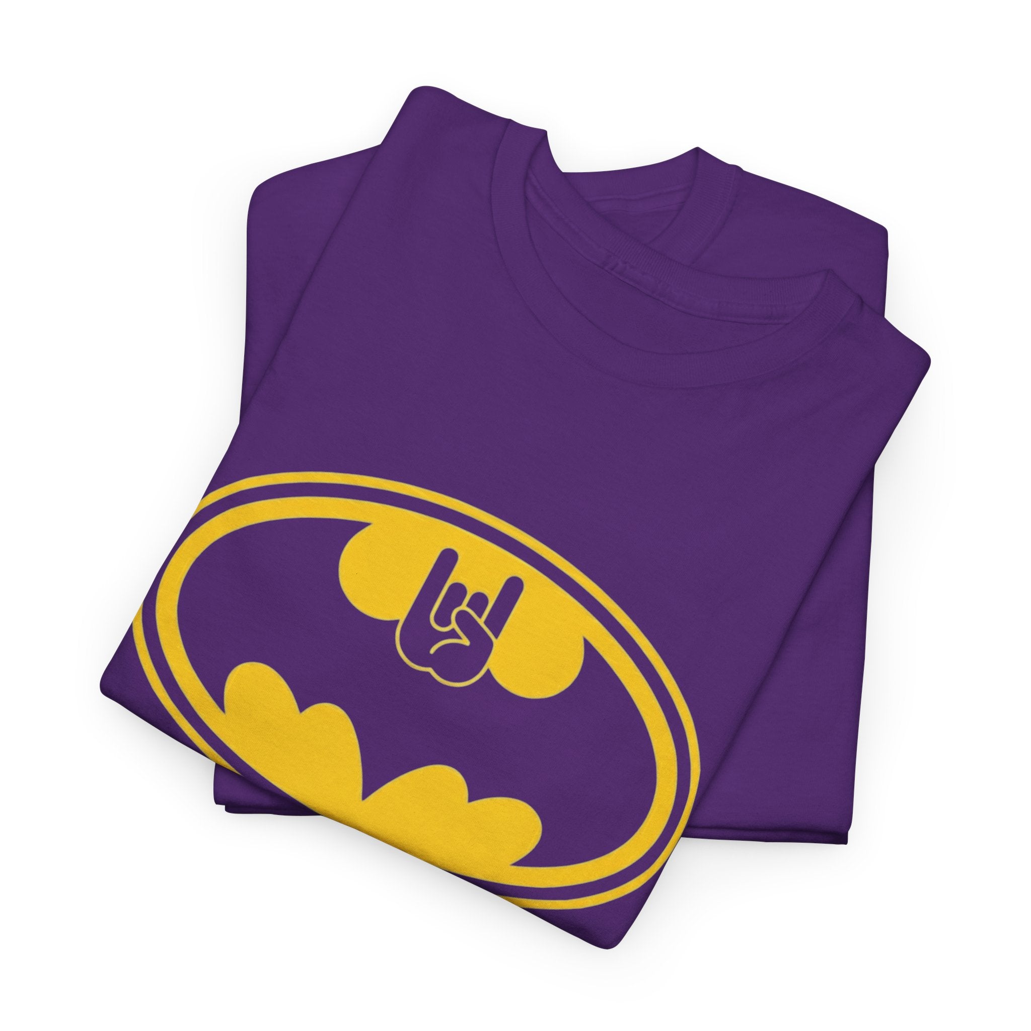 Batman Classic Rock And Roll Logo Unisex Premium T-Shirt