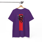 Marvel Miles Morales Spider-Man T-Shirt – Red Vertical Stripe Design | Premium Superhero Tee for Fans