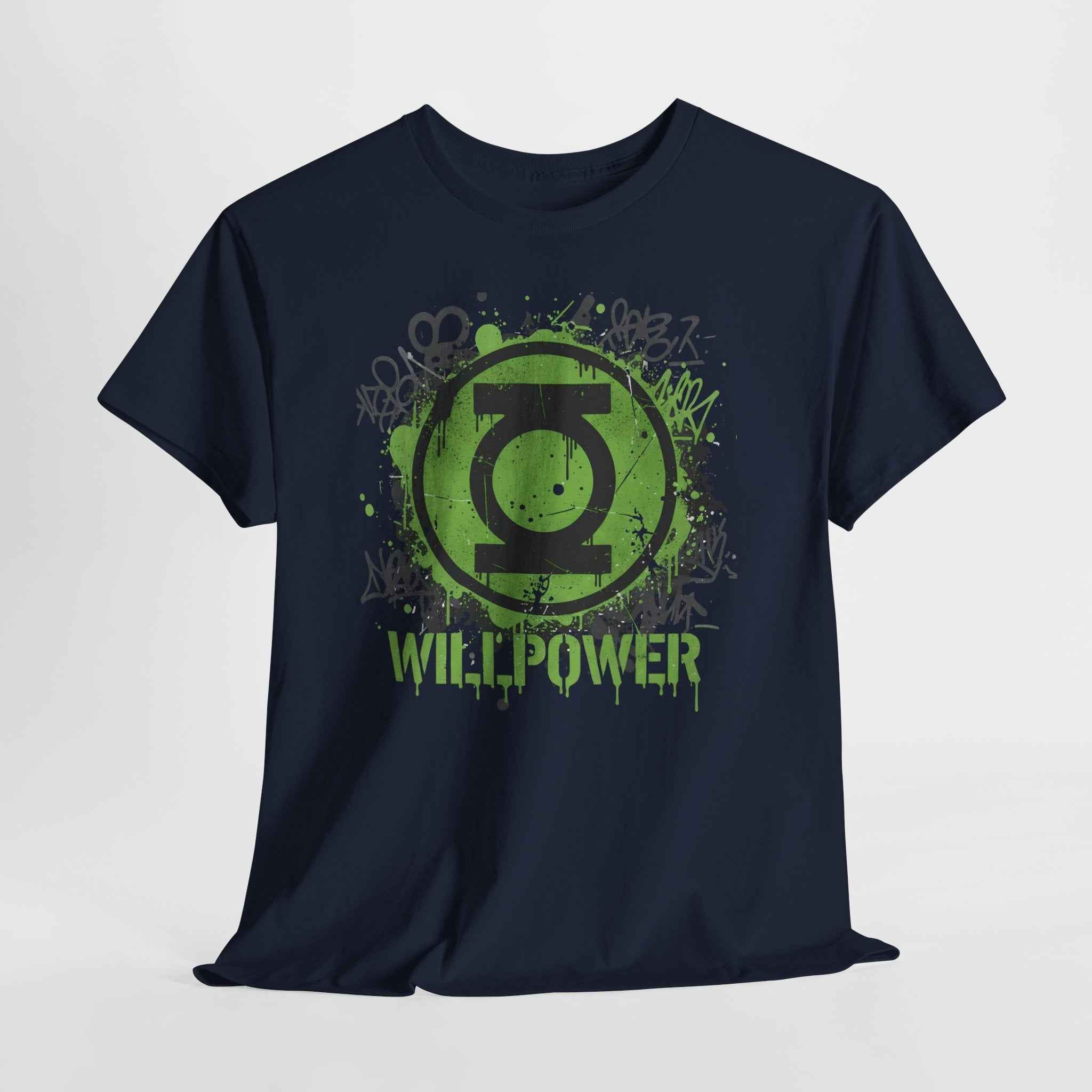 Green Lantern Willpower Graffiti Splatter Unisex T-shirt