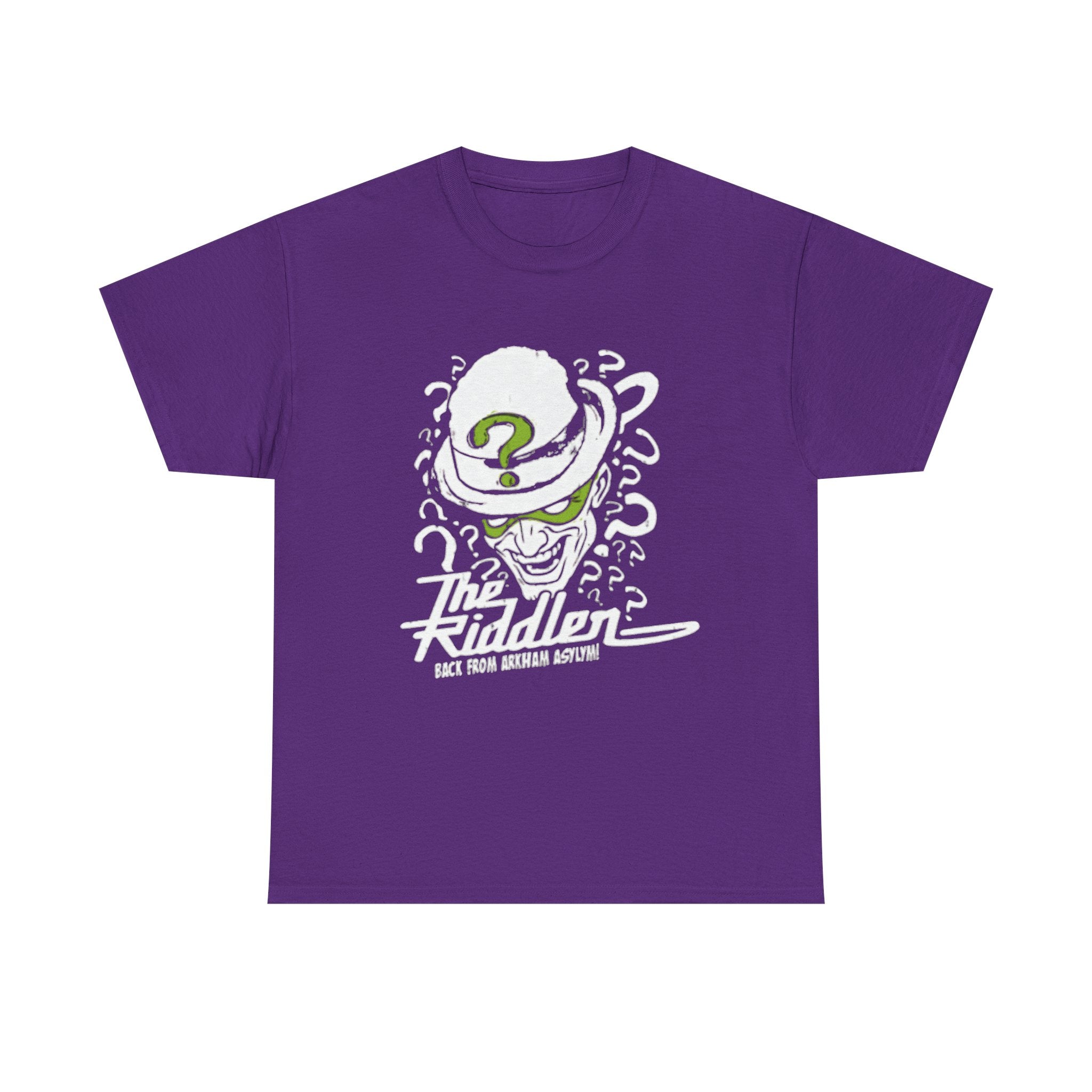The Riddler T-Shirt – Vintage DC Batman Villain Graphic Tee | Gotham Puzzle Design