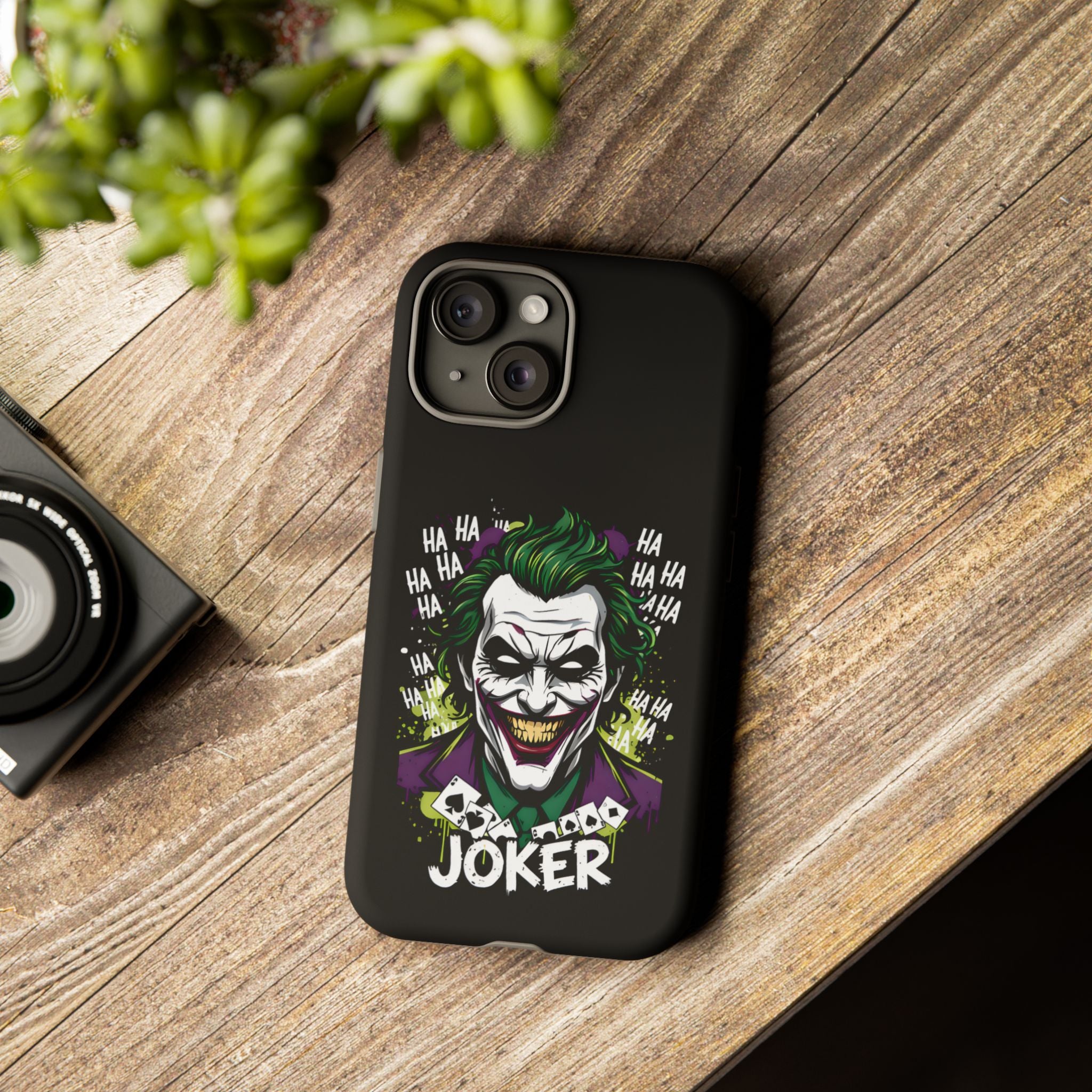 Joker "Bad Joke" DC Villain Hard Case for iPhone 17, 17 Air, 17 Pro Max, 16, 15, 14