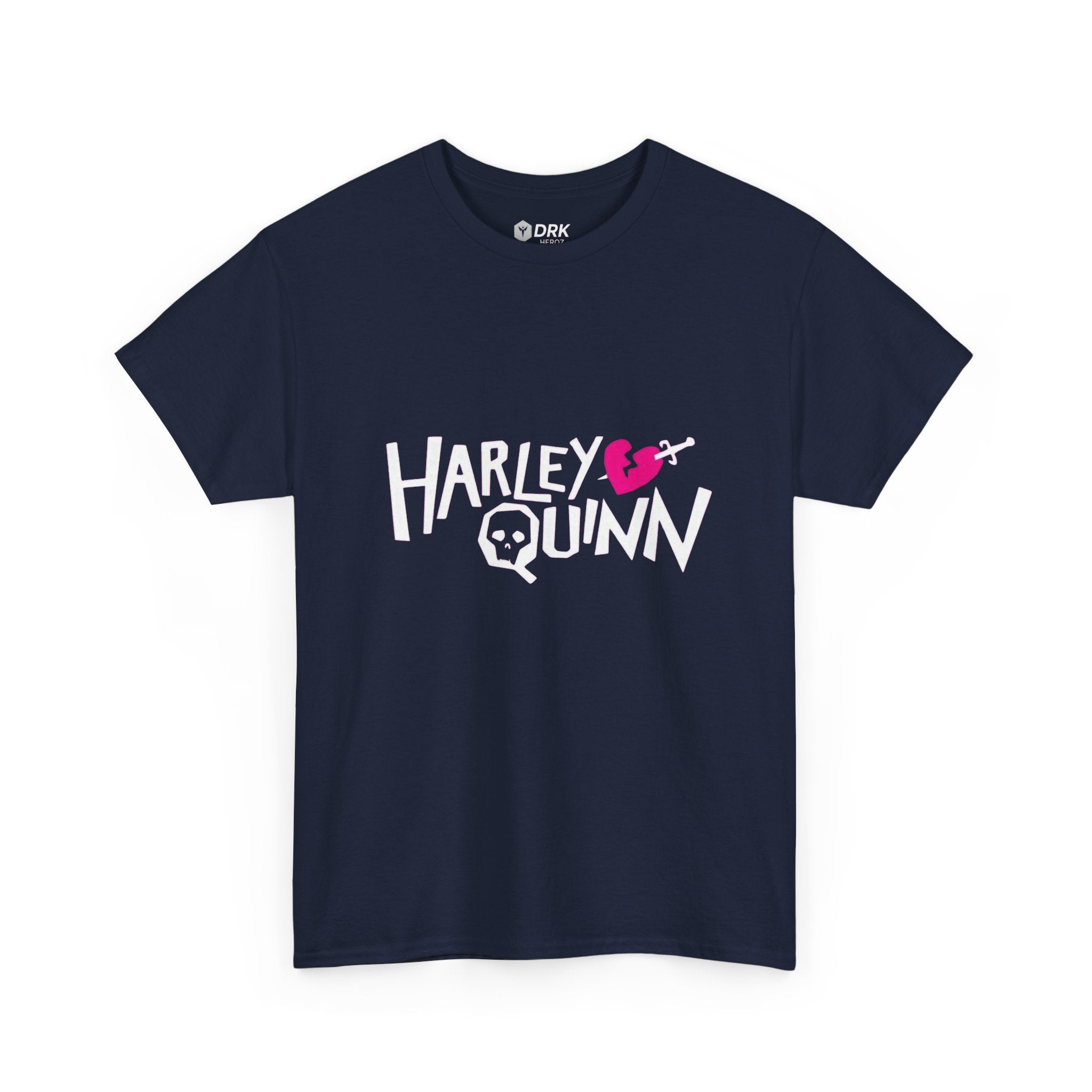 Harley Quinn Skull Heart Shirt – DC Comics Villain Graphic Tee