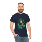 Doctor Doom Retro Green Villain Portrait T-Shirt — Avengers Graphic Tee