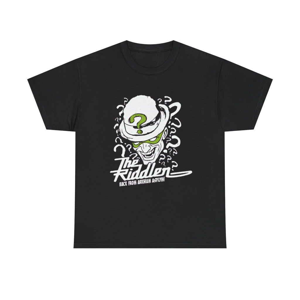 The Riddler T-Shirt – Vintage DC Batman Villain Graphic Tee | Gotham Puzzle Design