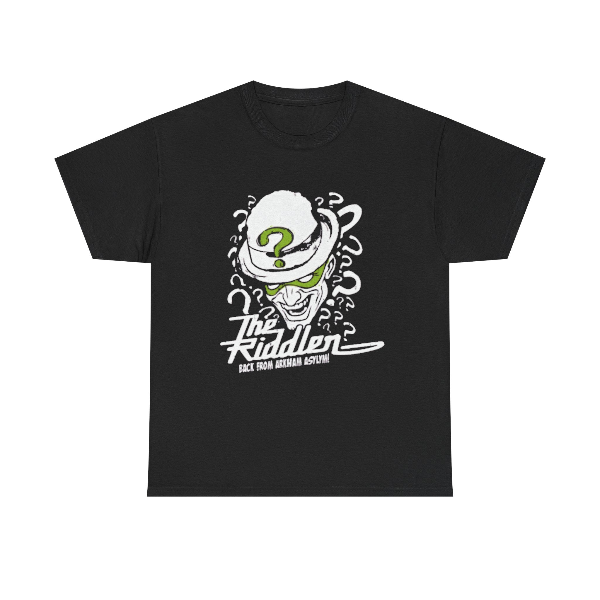 The Riddler T-Shirt – Vintage DC Batman Villain Graphic Tee | Gotham Puzzle Design