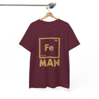 Fe Man The Periodic Avenger T-Shirt — Iron Man Nerds T-Shirt