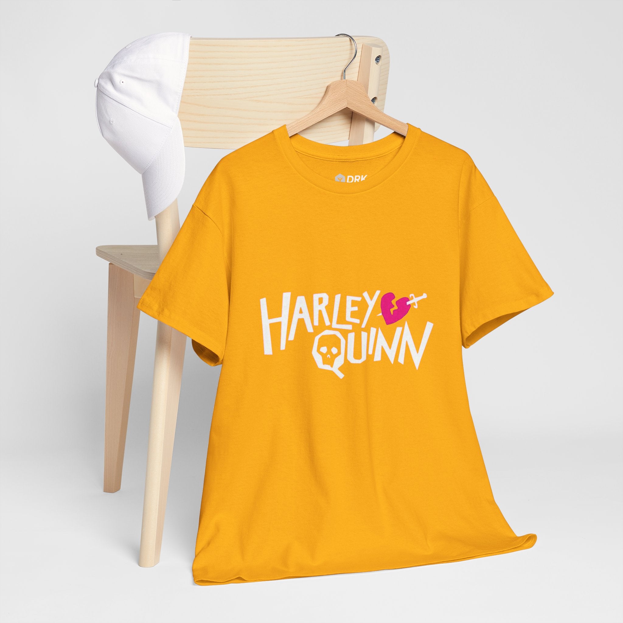 Harley Quinn Skull Heart Shirt – DC Comics Villain Graphic Tee