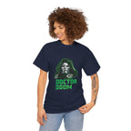 Doctor Doom Retro Green Villain Portrait T-Shirt — Avengers Graphic Tee