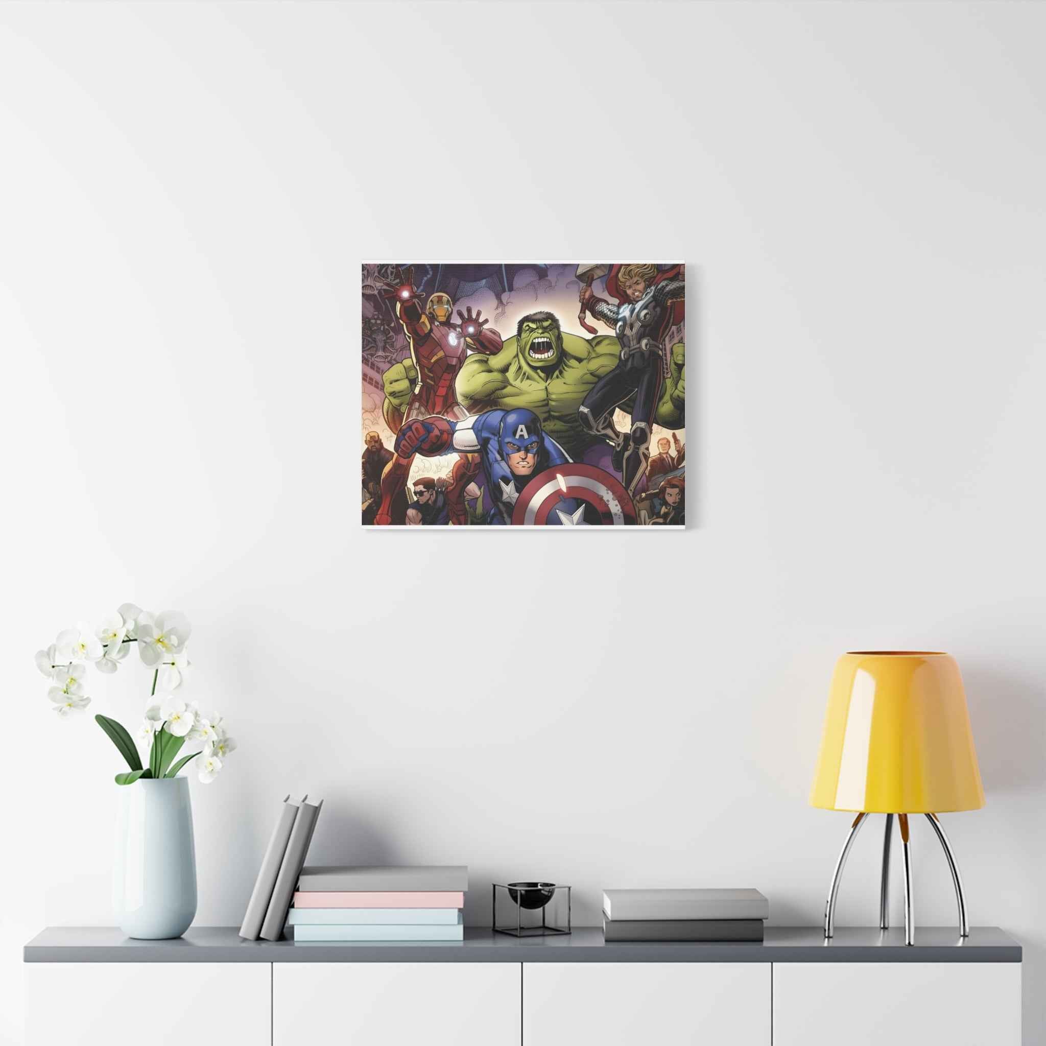 Superhero Canvas Art - Avengers Wall Decor