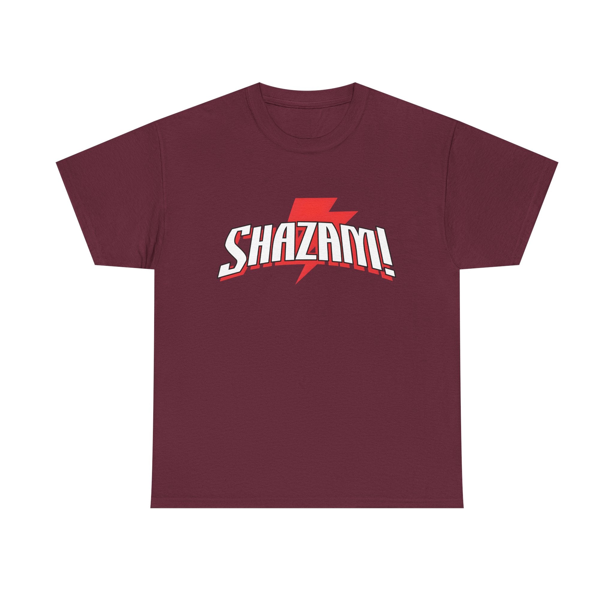 Shazam! Lightning Logo T-Shirt — Retro Comic Superhero Tee