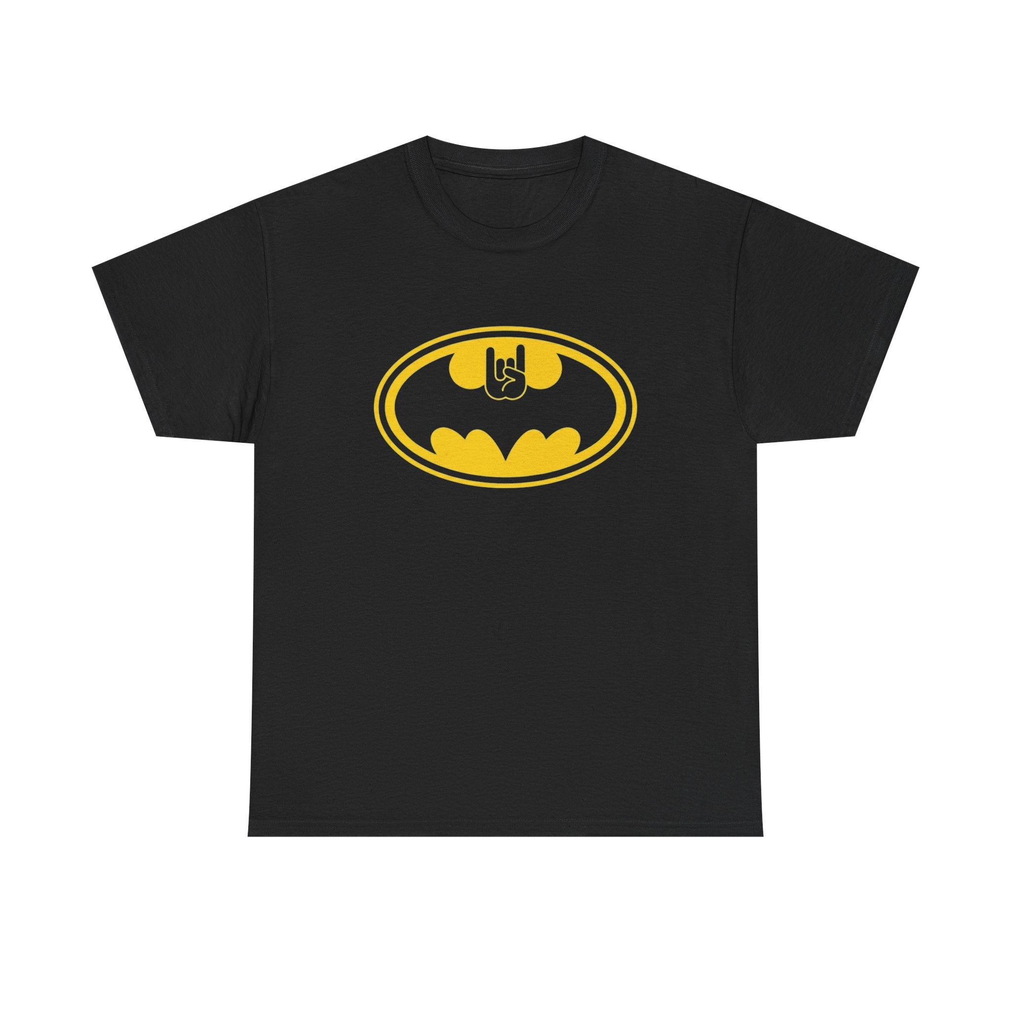 Batman Classic Rock And Roll Logo Unisex Premium T-Shirt
