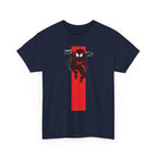 Marvel Miles Morales Spider-Man T-Shirt – Red Vertical Stripe Design | Premium Superhero Tee for Fans