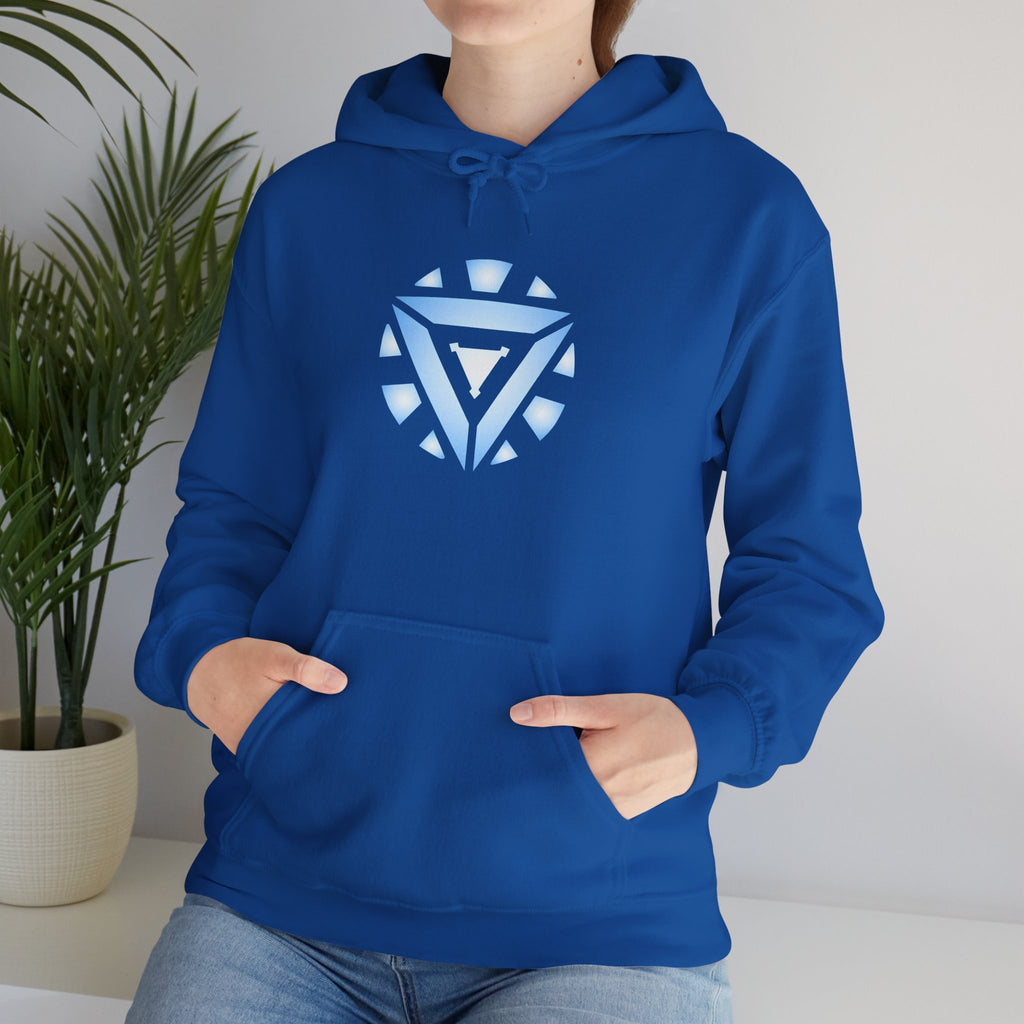 Iron Man Arc Reactor Hoodie — Glowing Iron Man Chest Emblem