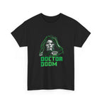 Doctor Doom Retro Green Villain Portrait T-Shirt — Avengers Graphic Tee