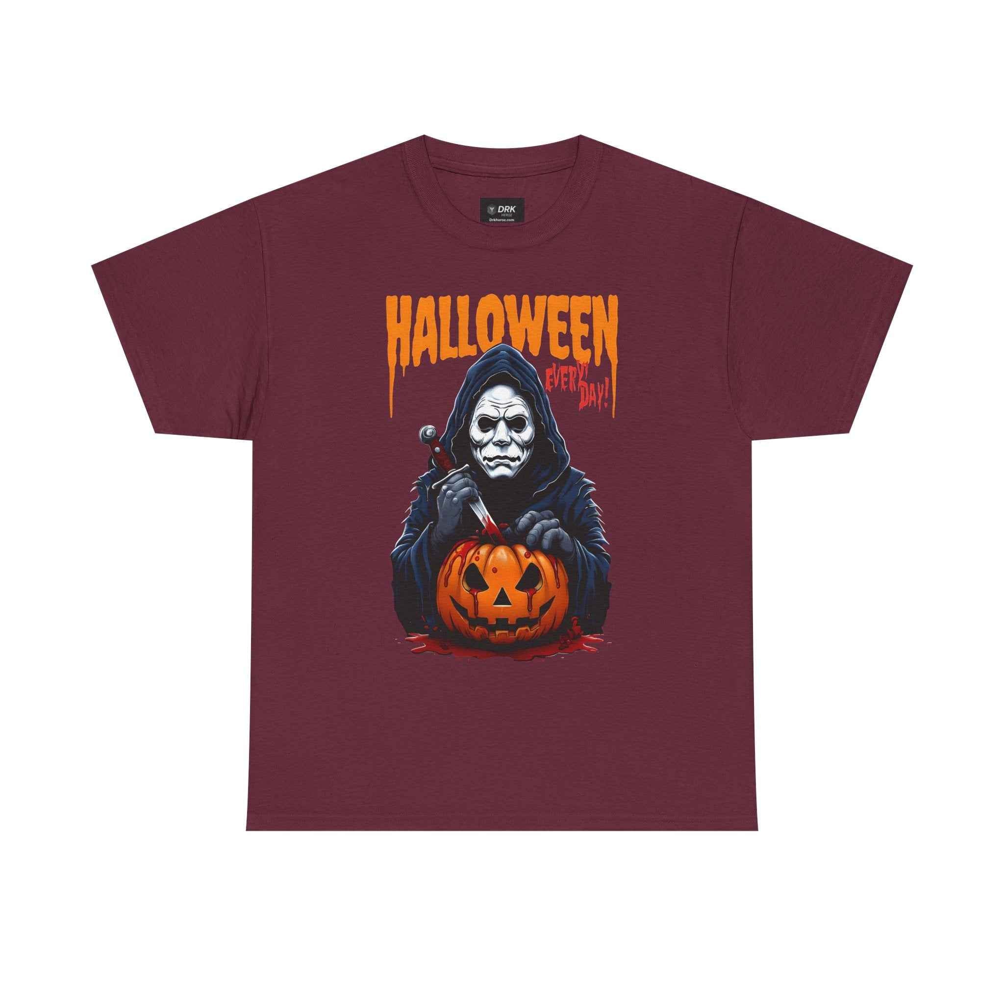 Ghostface Pumpkin Halloween Tee: Spooky Unisex T-Shirt, Scary Halloween Shirt, Creepy Cotton Tee, Haunted Pumpkin Top, Ghostly Costume