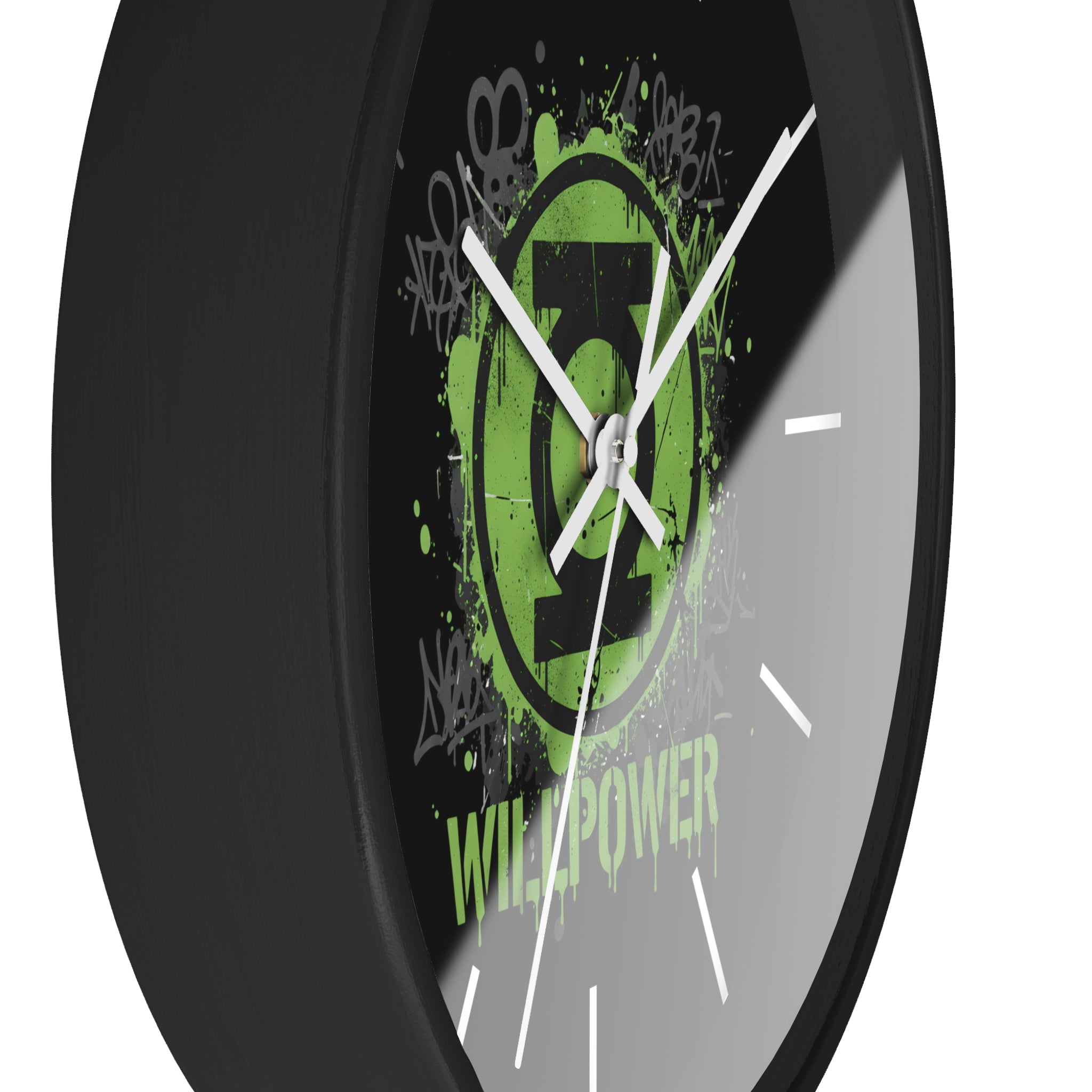 Green Lantern Logo Wall Clock — Hal Jordan Green Lantern Decor