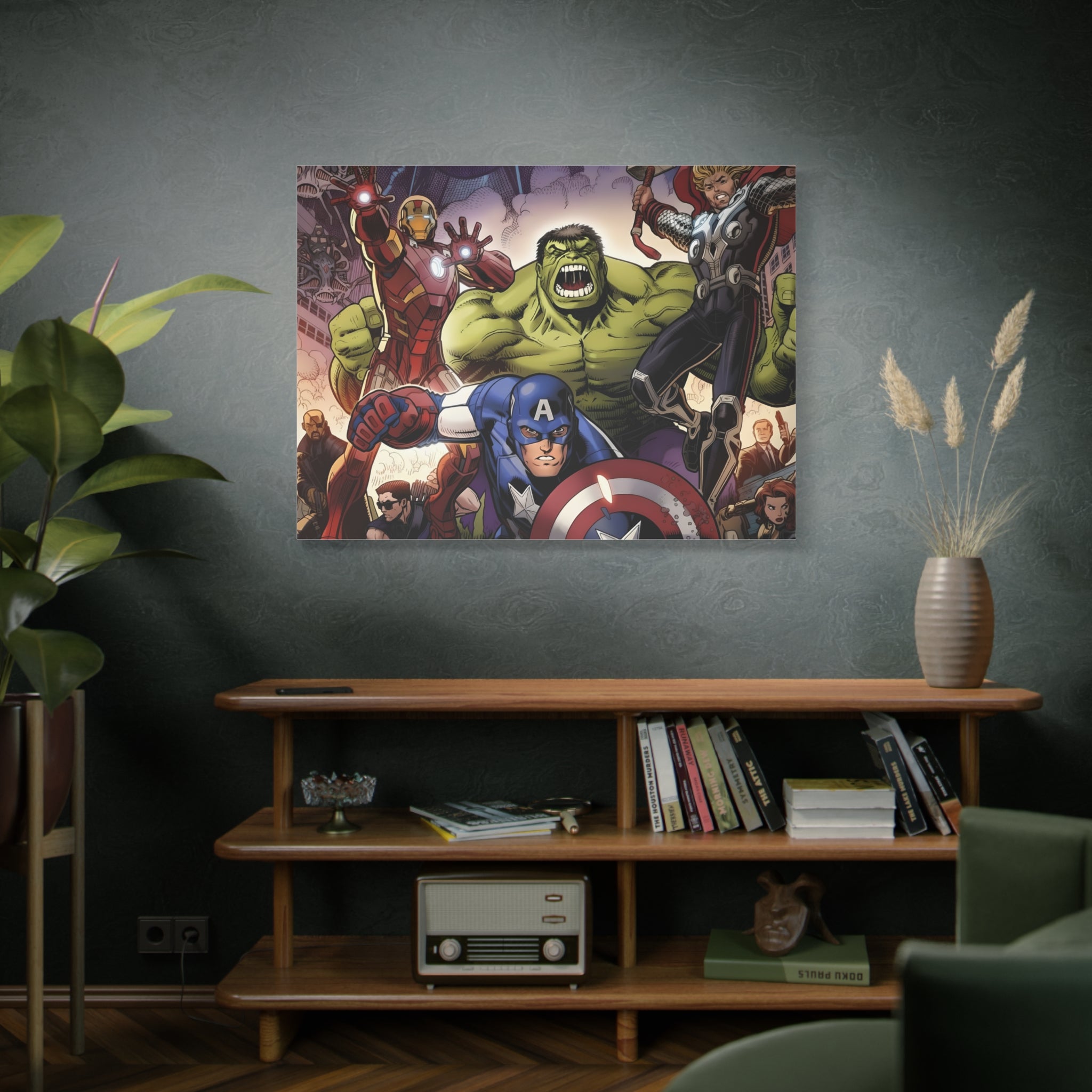 Superhero Canvas Art - Avengers Wall Decor