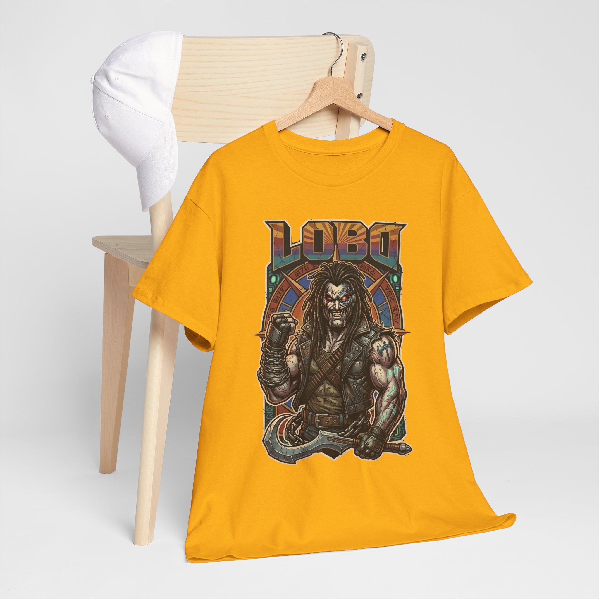 Lobo Warrior Graphic Tee – Jason Momoa’s DCU Czarnian Bounty Hunter T‑Shirt