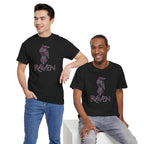 Teen Titans Raven Graphic Tee — Purple Geometric Raven Shirt
