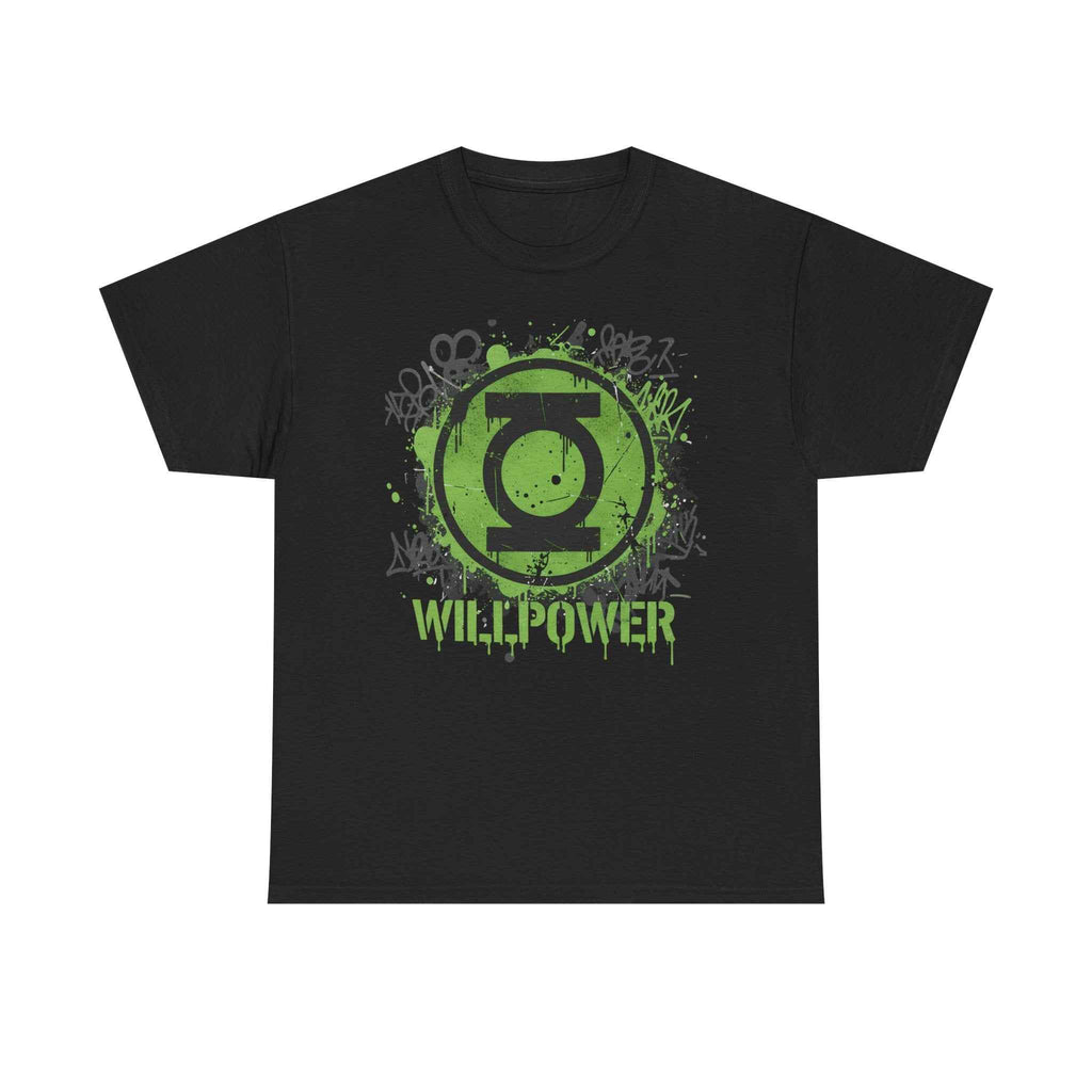Green Lantern Willpower Graffiti Splatter Unisex T-shirt