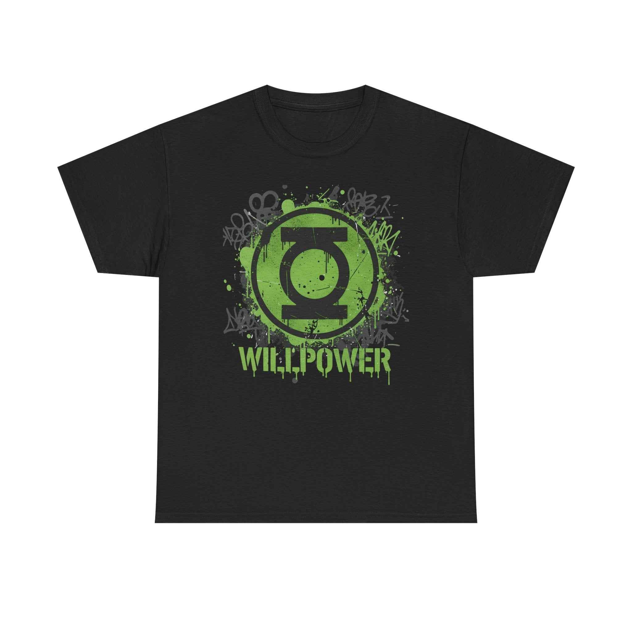 Green Lantern Willpower Graffiti Splatter Unisex T-shirt