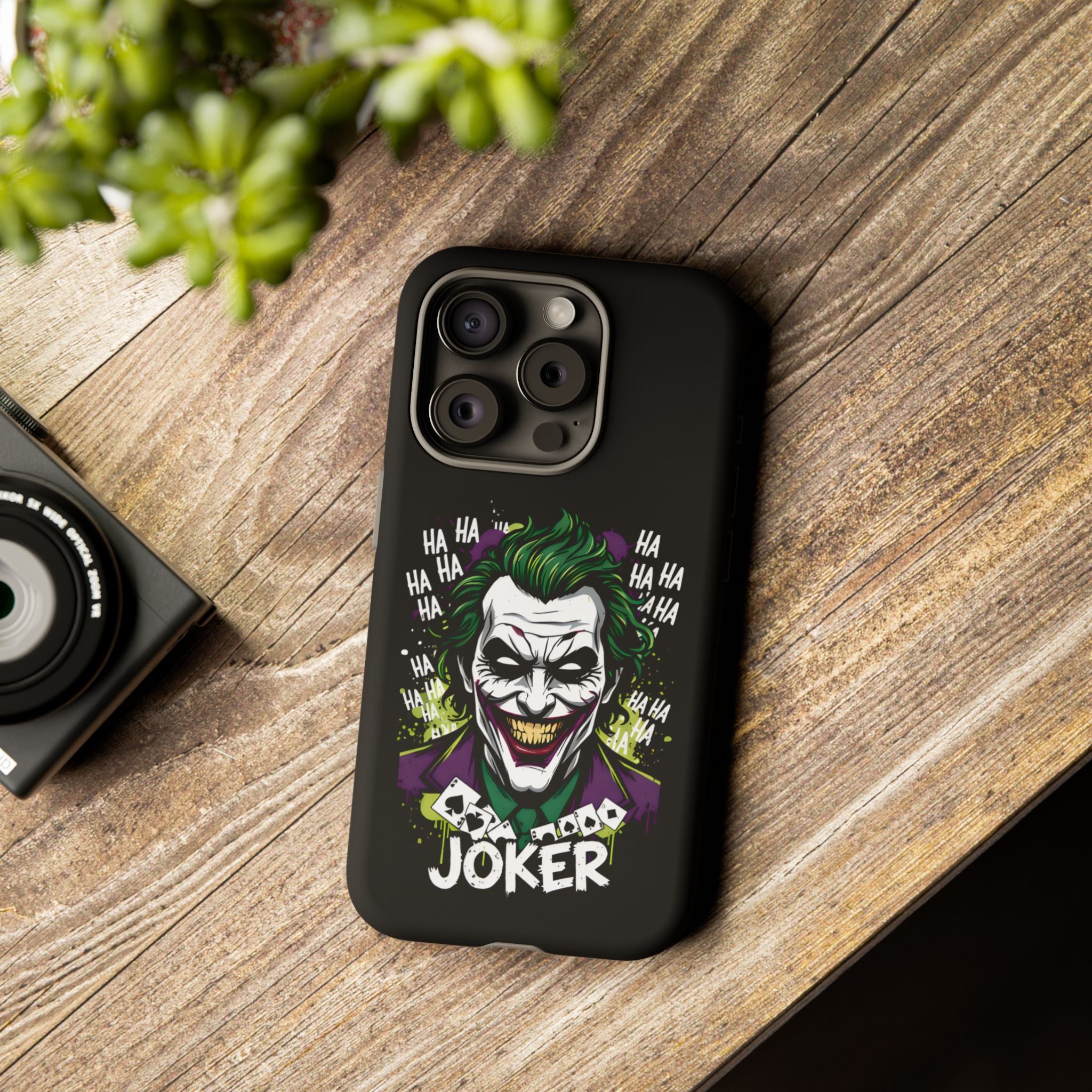 Joker "Bad Joke" DC Villain Hard Case for iPhone 17, 17 Air, 17 Pro Max, 16, 15, 14