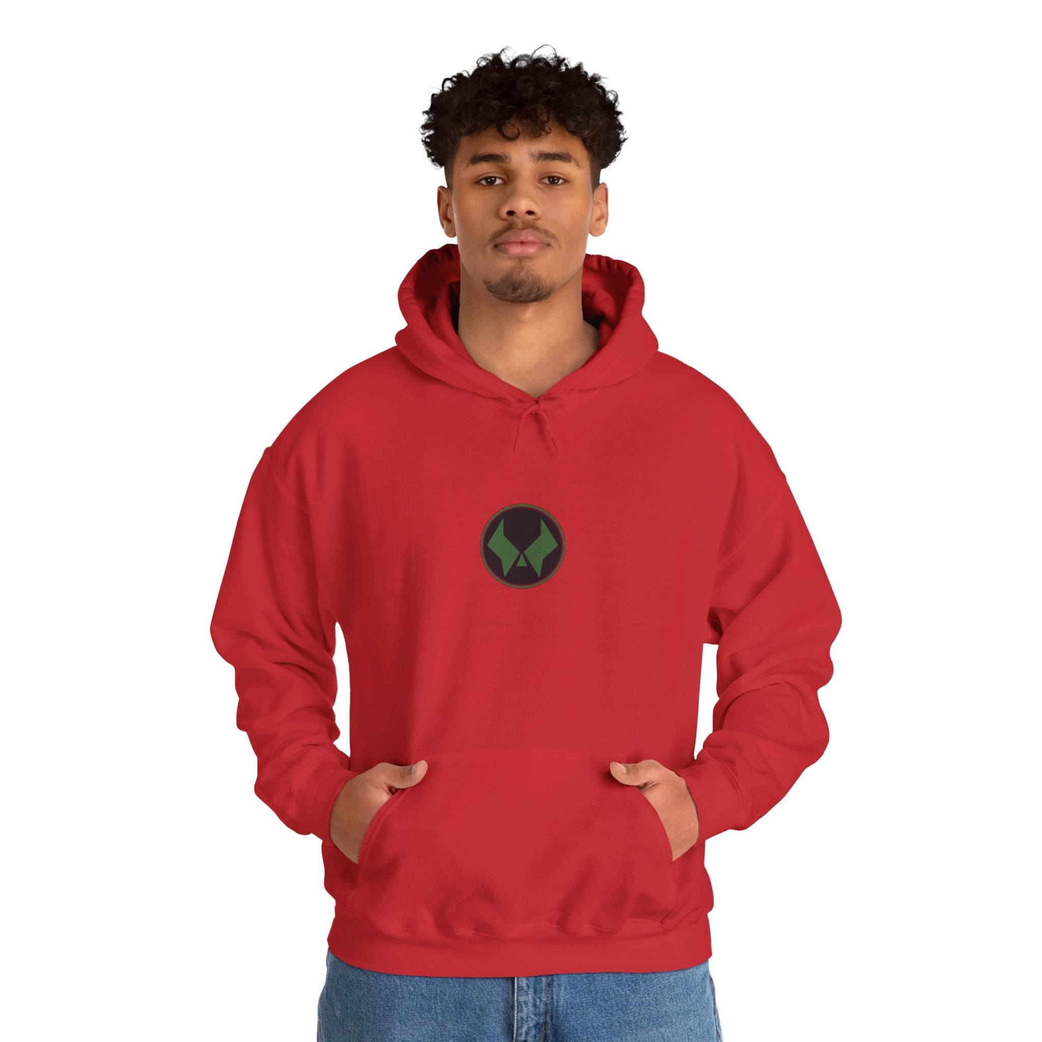 Doctor Doom Avengers Hoodie — Villain Portrait & Back Text Graphic