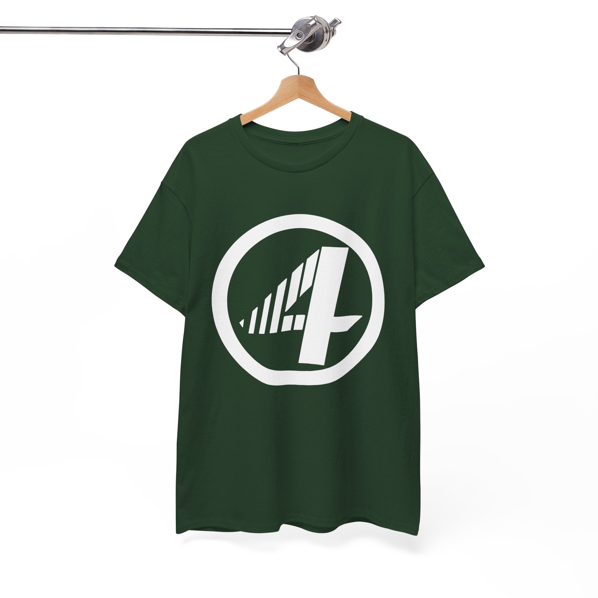 Fantastic Four Retro Logo T-Shirt — Minimalist Vintage Superhero Tee