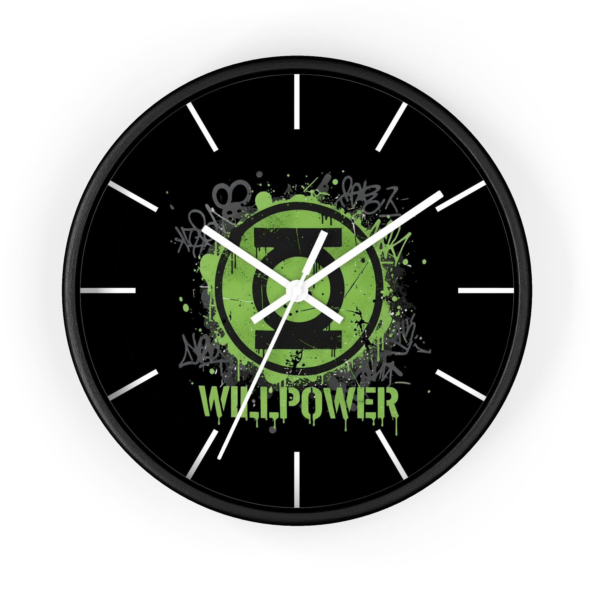 Green Lantern Logo Wall Clock — Hal Jordan Green Lantern Decor