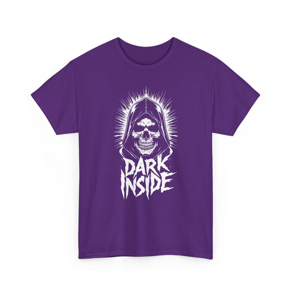 Dark Inside Skull Graphic T-Shirt — Gothic Halloween Alternative Tee