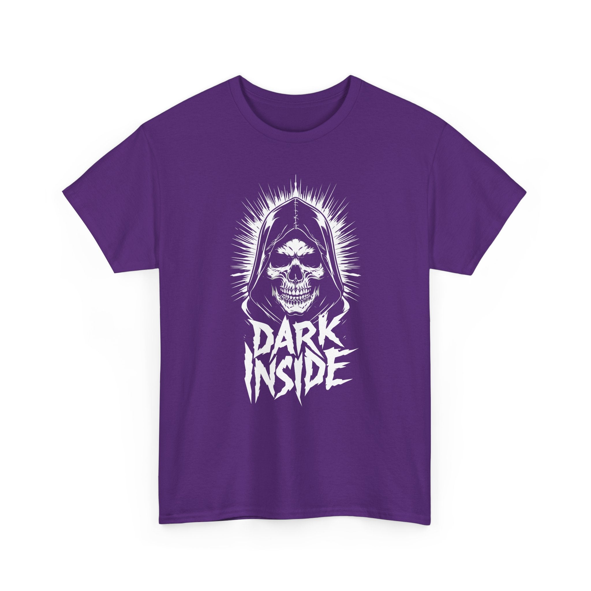 Dark Inside Skull Graphic T-Shirt — Gothic Halloween Alternative Tee