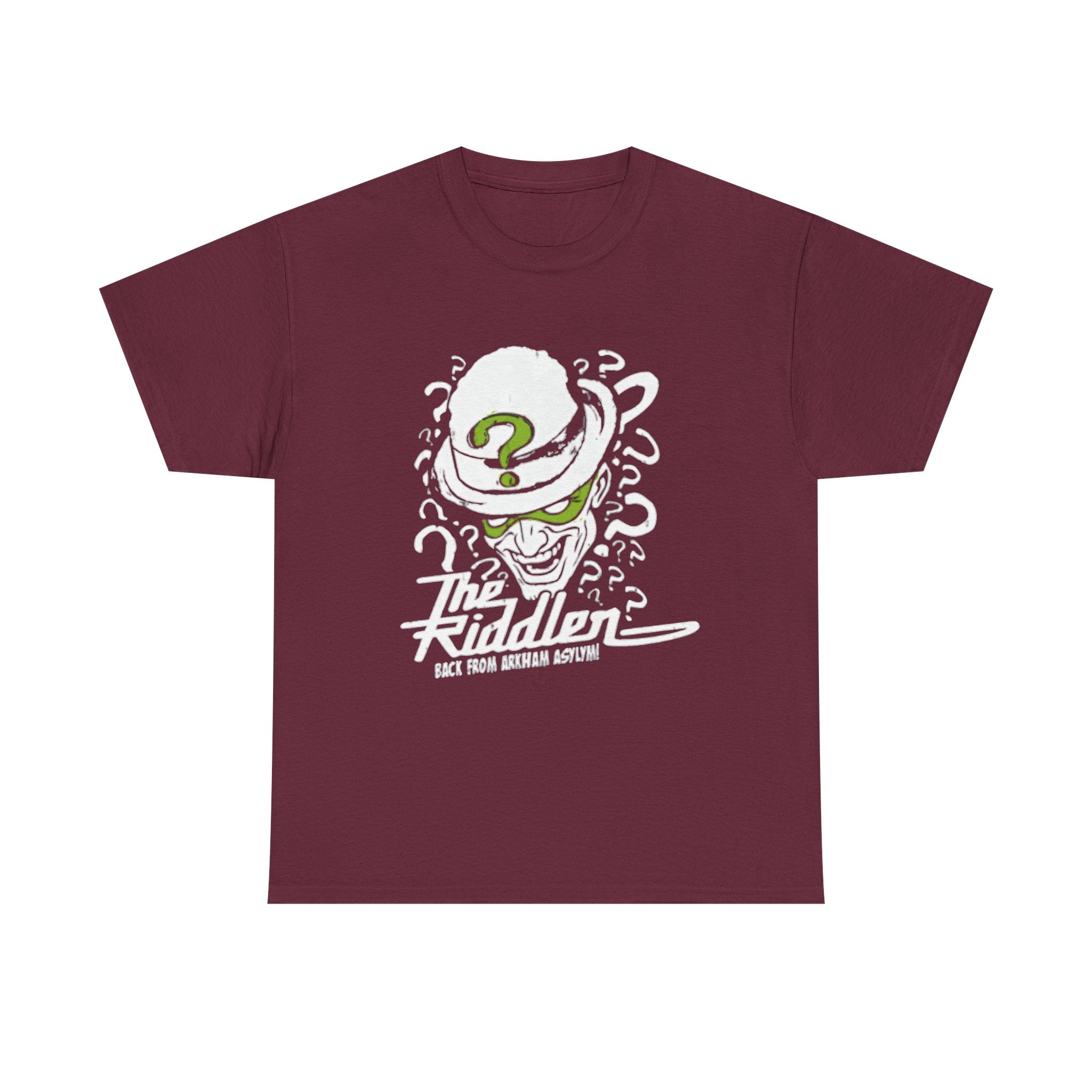 The Riddler T-Shirt – Vintage DC Batman Villain Graphic Tee | Gotham Puzzle Design