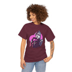 Catwoman Neon Heart Retro Comic T-Shirt — Catwoman Anti-Hero Tee