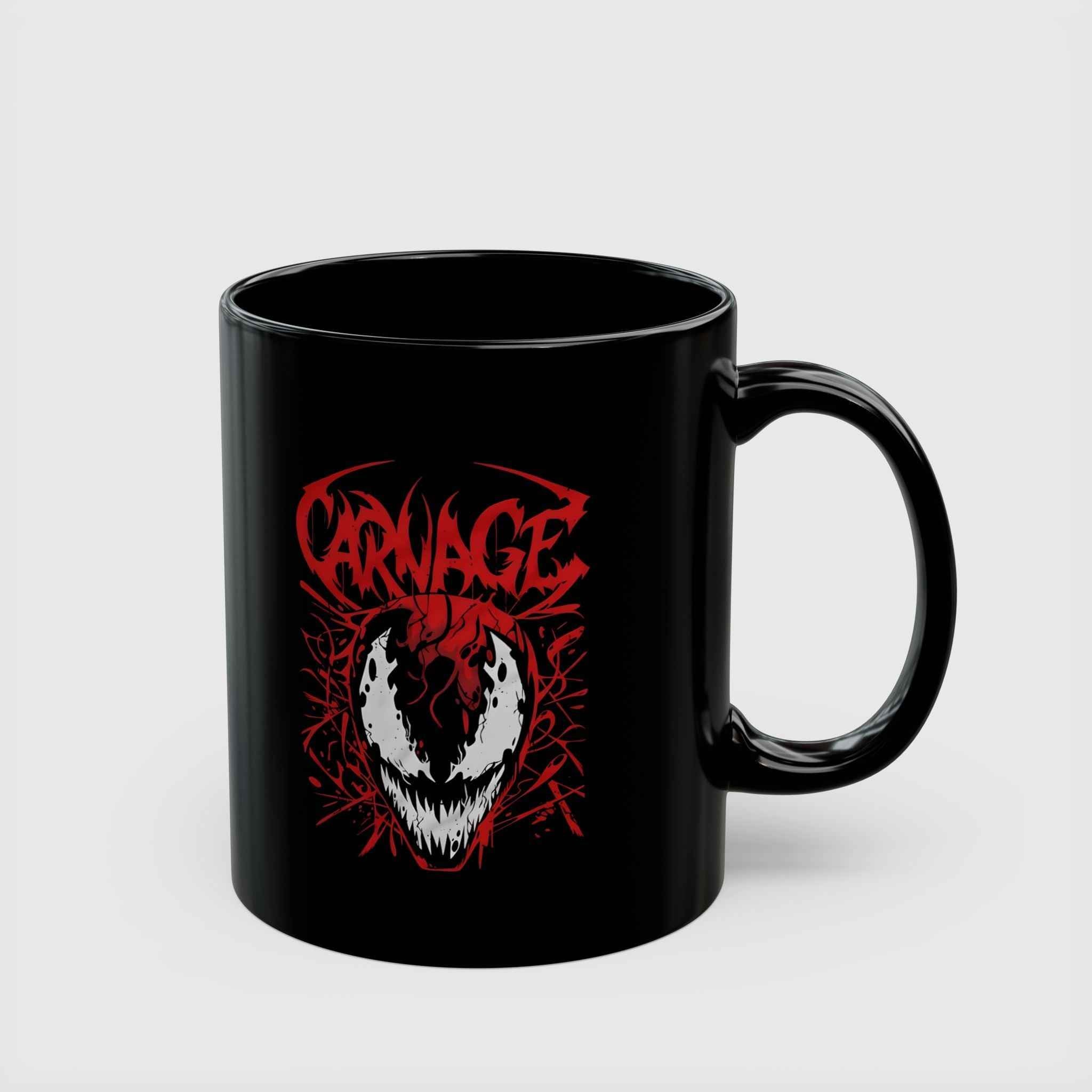 Chaotic Carnage Symbiote Metal Grunge Coffee Mug
