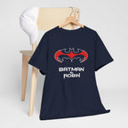 Batman & Robin 1997 Red Bat Emblem T‑Shirt - Batfamily shirt - George Clooney 90s Batman movie shirt