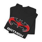 Batman & Robin 1997 Red Bat Emblem T‑Shirt - Batfamily shirt - George Clooney 90s Batman movie shirt
