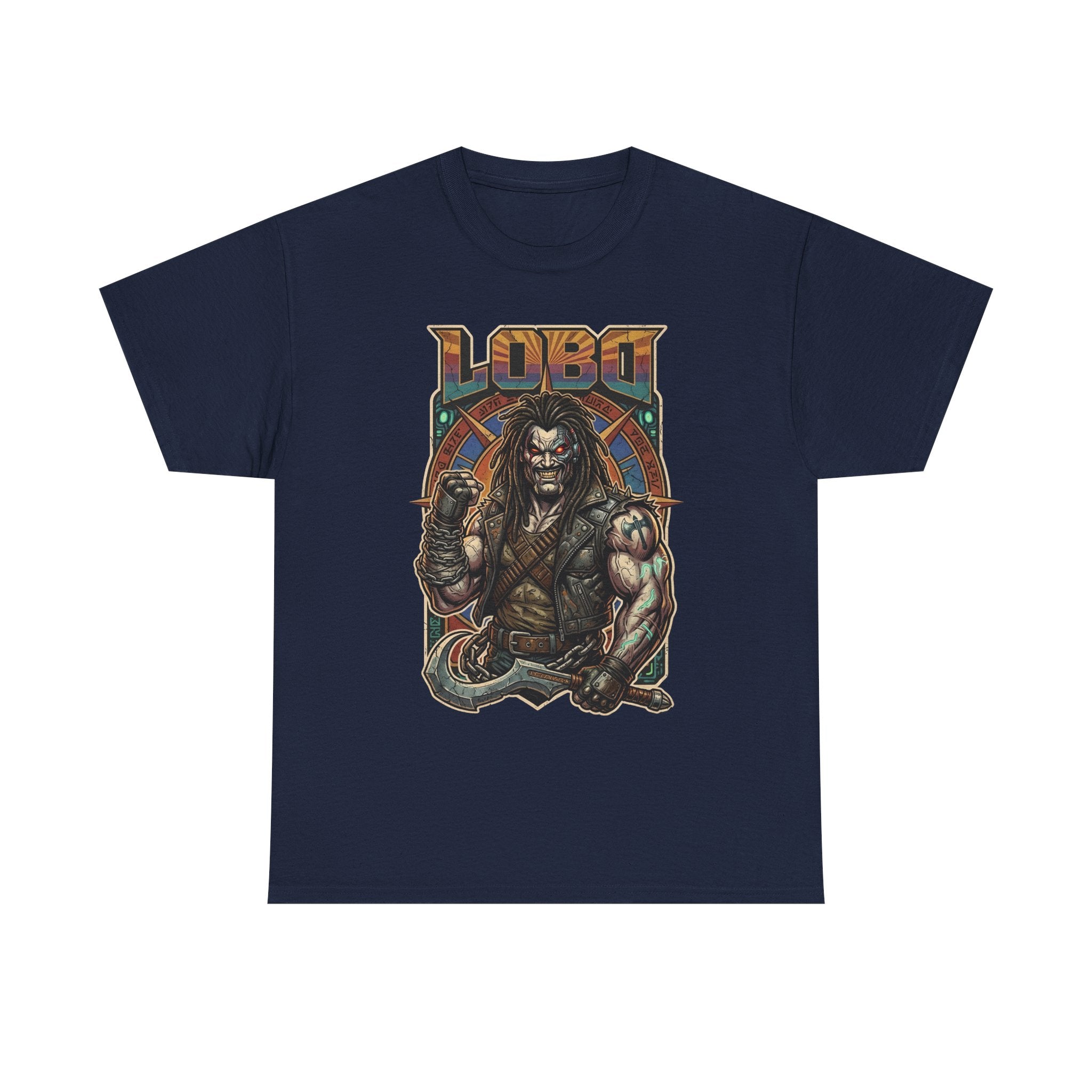 Lobo Warrior Graphic Tee – Jason Momoa’s DCU Czarnian Bounty Hunter T‑Shirt
