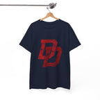 Marvel Daredevil movie Logo T‑Shirt — Distressed DD Superhero  unisex Tee