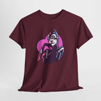 Catwoman Neon Heart Retro Comic T-Shirt — Catwoman Anti-Hero Tee