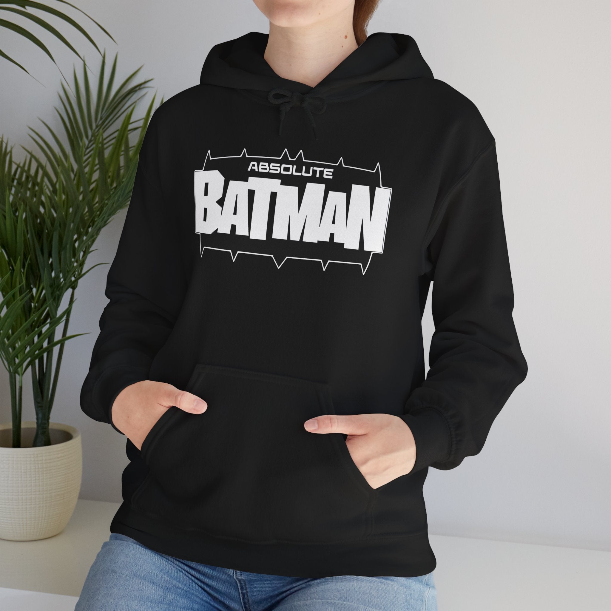 Absolute Batman Logo Unisex Hoodie – Gotham Knight Heavy Bat Graphic Hoodie