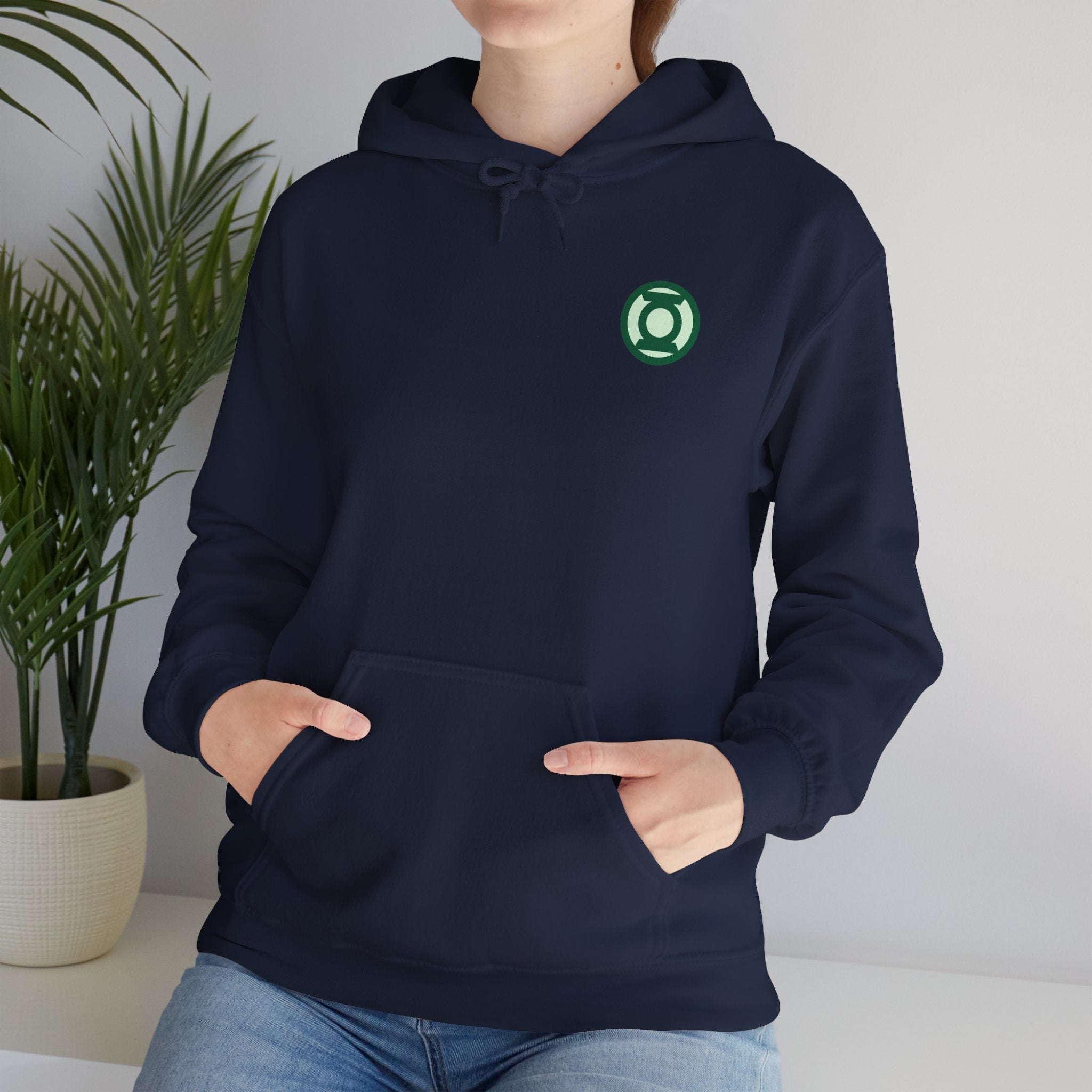 Green Lantern "Willpower" Hoodie — Comic Superhero Hooded Sweatshirt