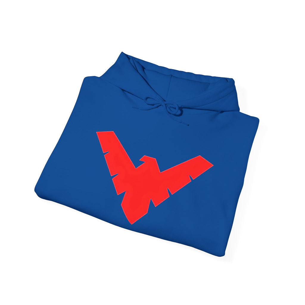 Nightwing Red Emblem Hoodie — DC New 52 Comic Logo Sweatshirt