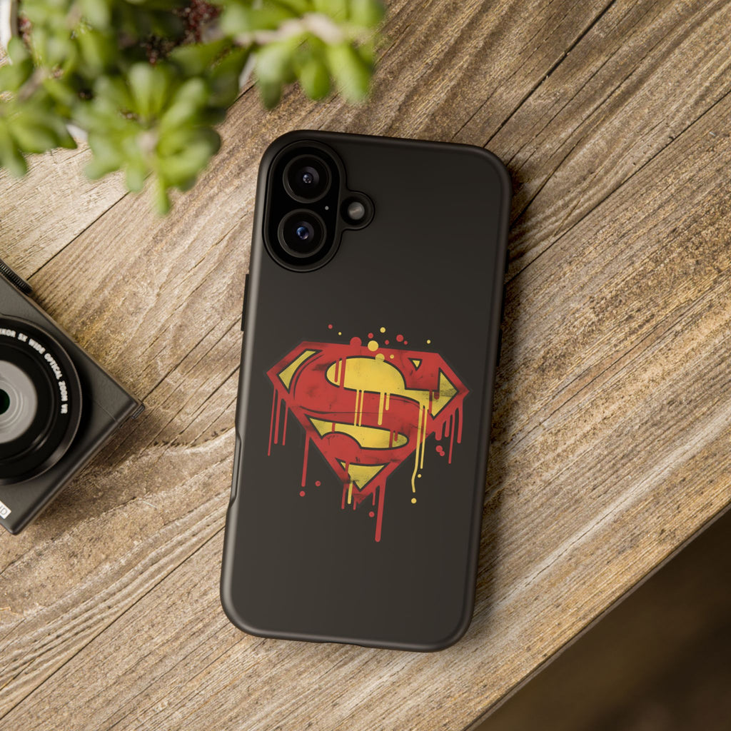 Superman Graphiti Hard iPhone Case
