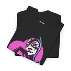 Catwoman Neon Heart Retro Comic T-Shirt — Catwoman Anti-Hero Tee