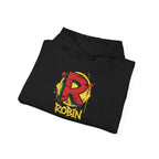 DC Robin Graffiti Hoodie — Dick Grayson "R" Street Art Pullover